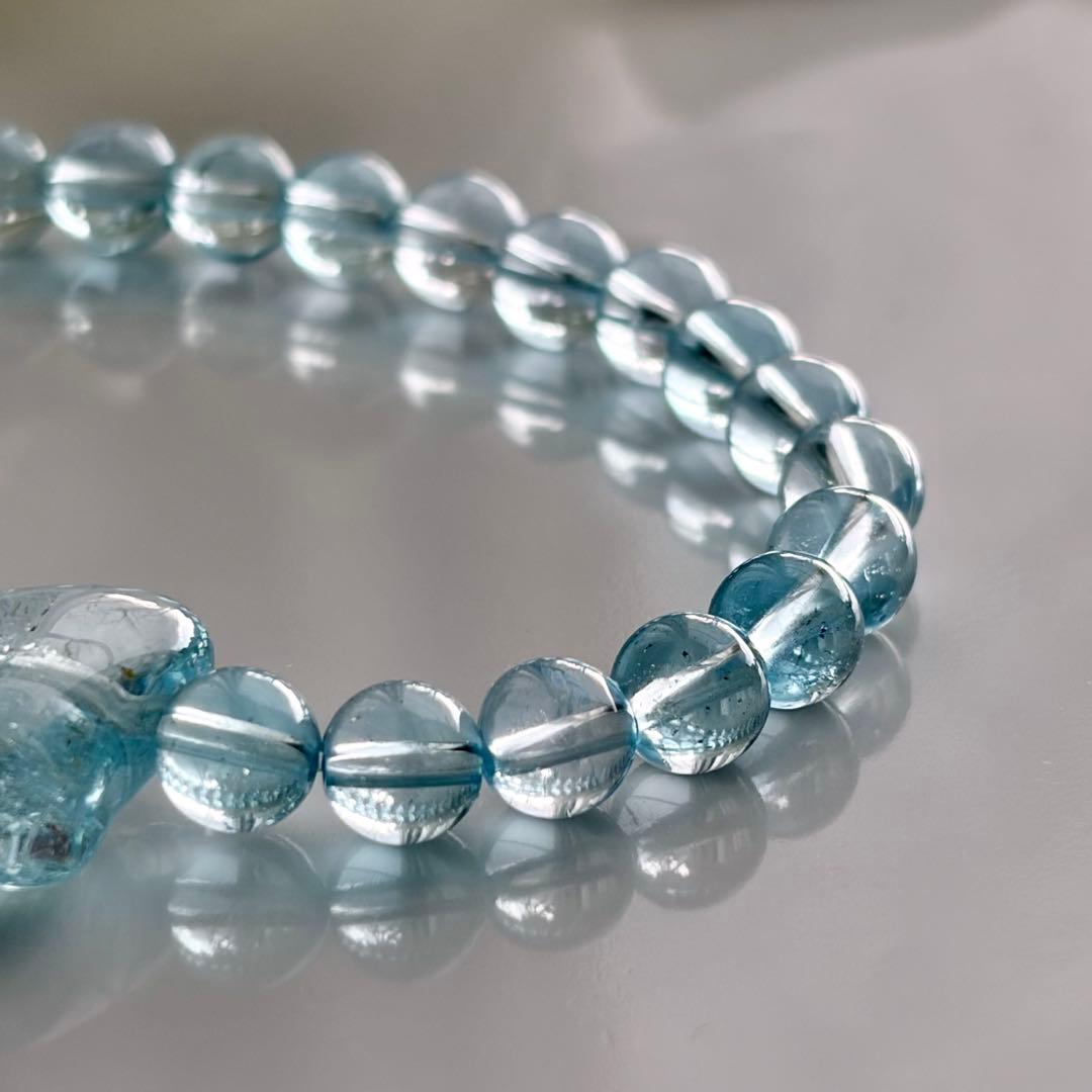 11月の誕生石✨ブルートパーズブレスレット