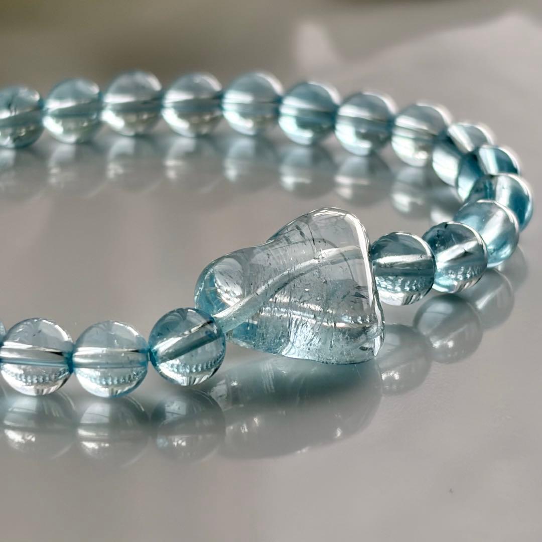 11月の誕生石✨ブルートパーズブレスレット