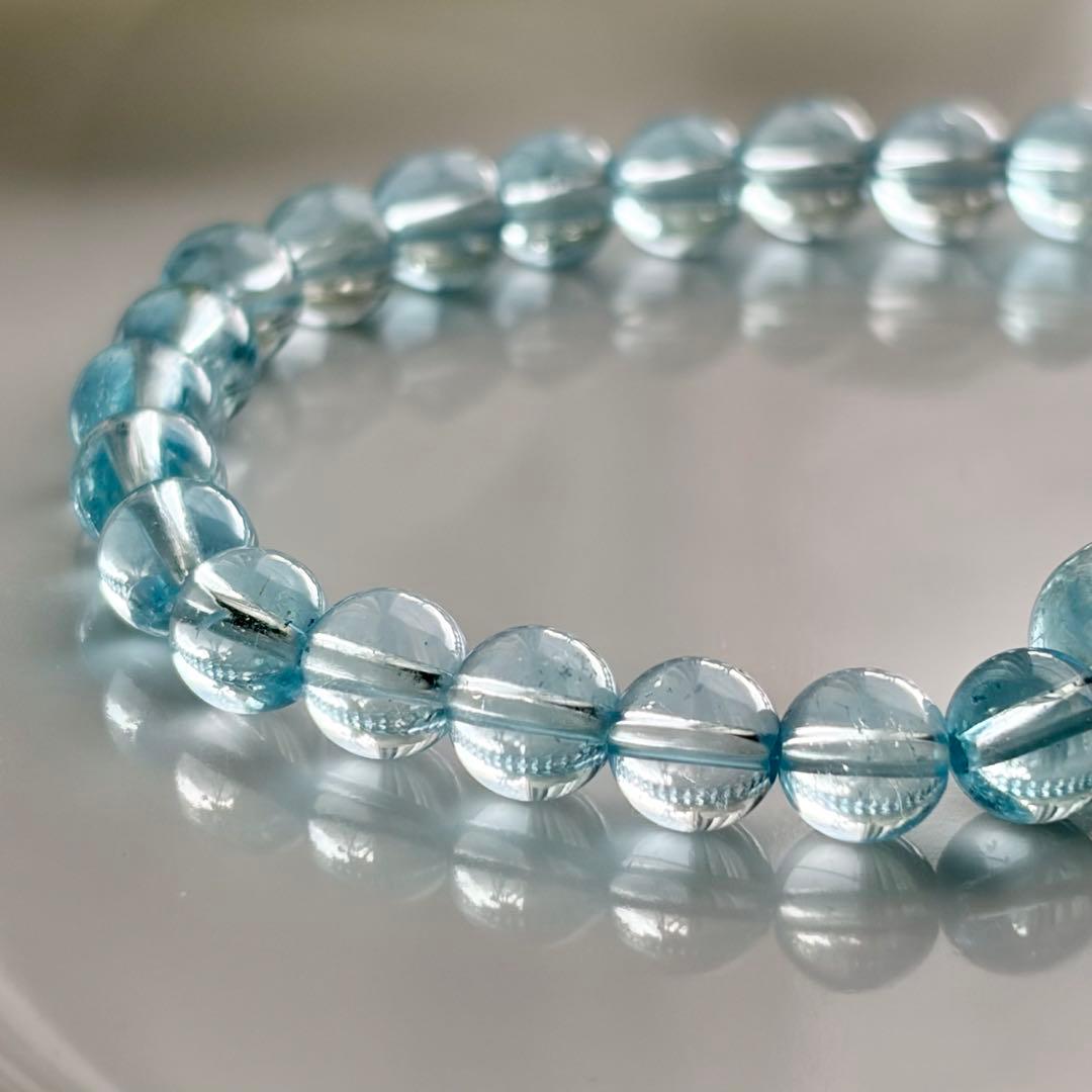 11月の誕生石✨ブルートパーズブレスレット