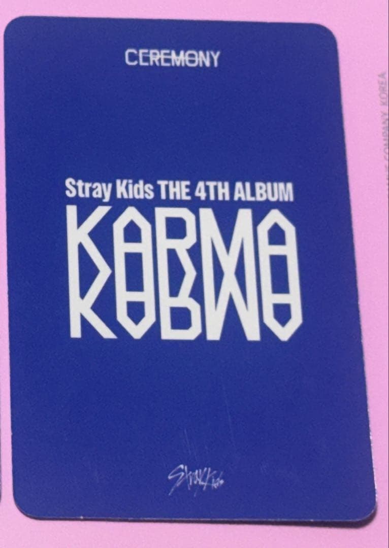 Stray Kids スキズ KARMA スミン サノク トレカ ヒョンジン