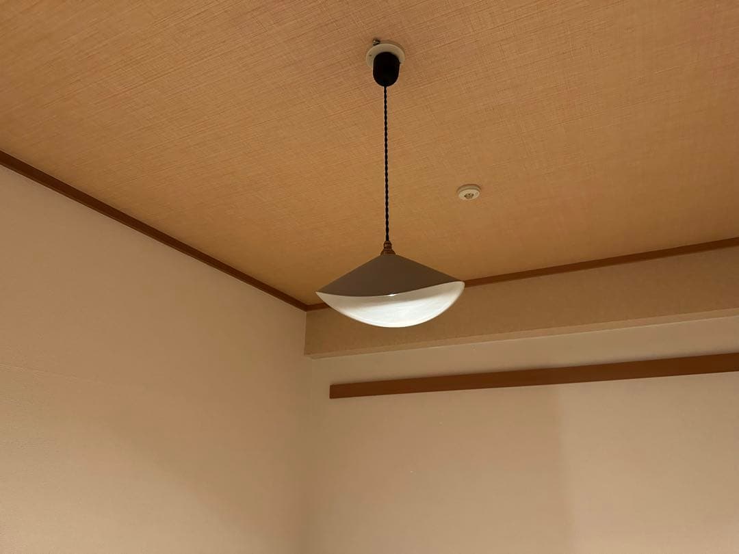 【値下げ予定なし】3RD CERAMICS ペンダントランプ　グレー