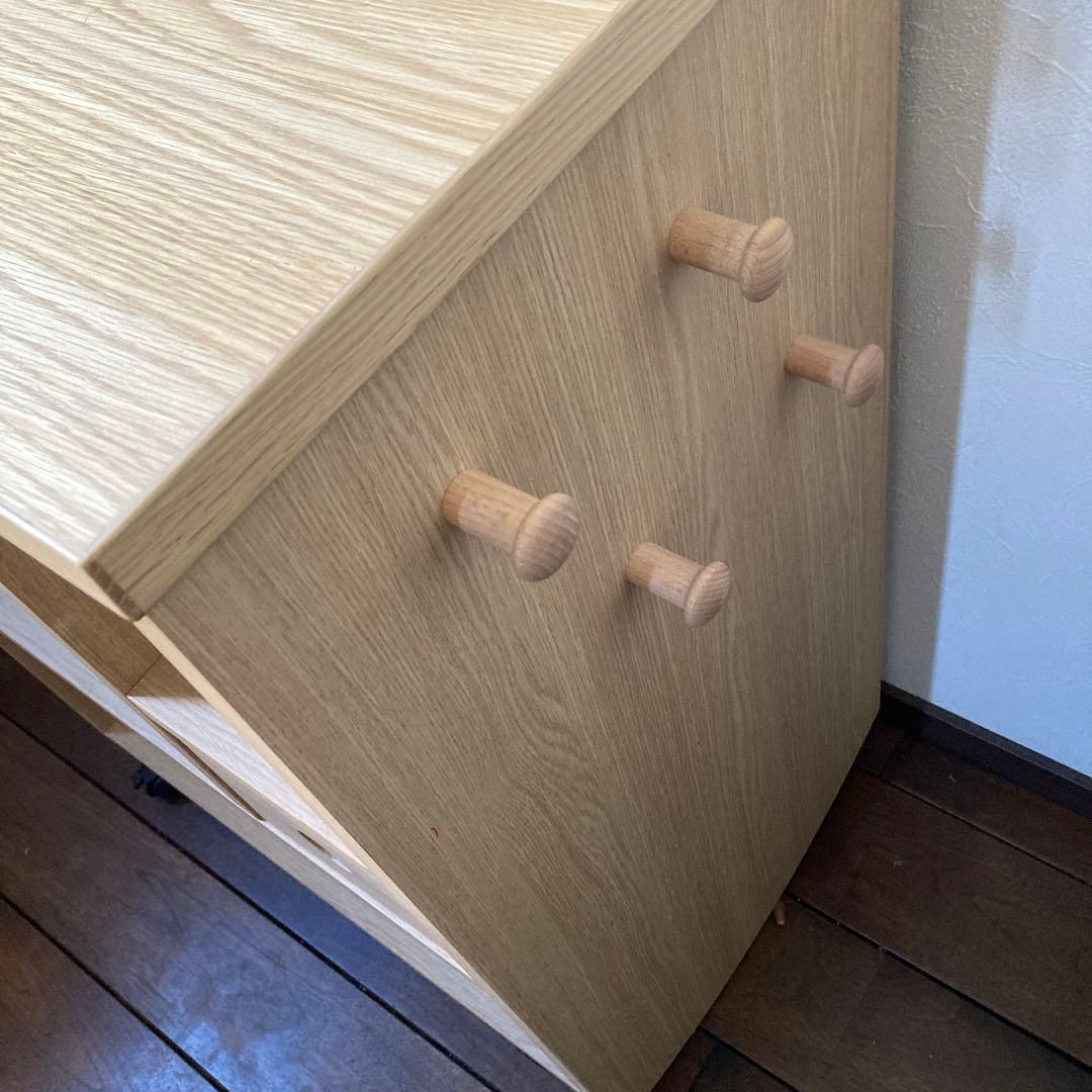 貴重！カリモク家具 ベネッセ 教科書&ランドセル収納ワゴン ランドセル