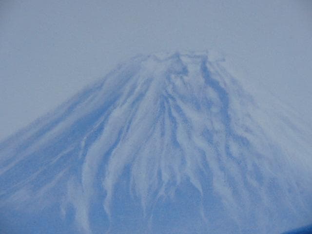 池野史明、【不二青幽】、希少な画集画、新品高級額 額装付、状態良好