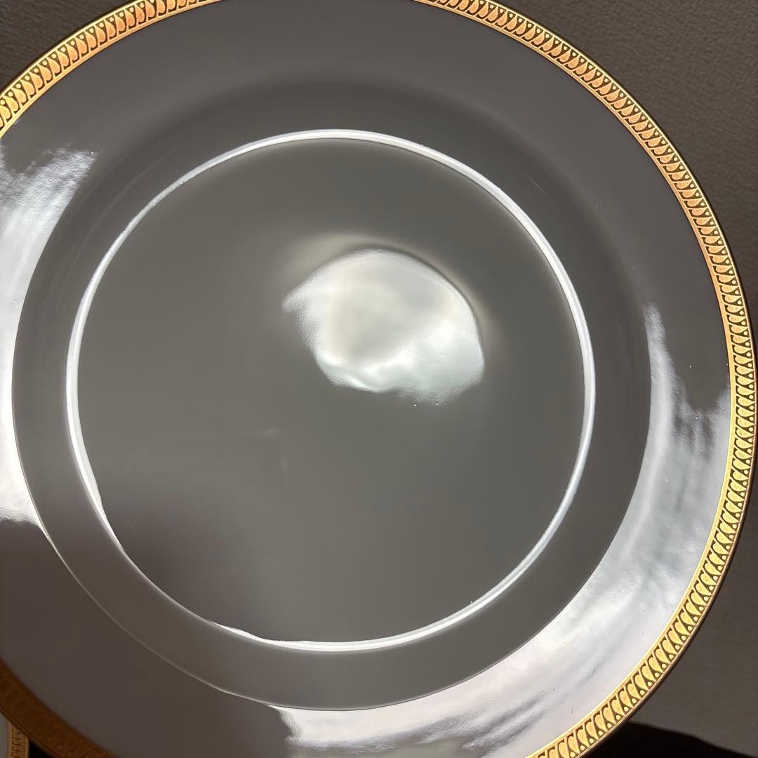 大倉陶園　片葉金蝕　ディナープレート　25.5cm