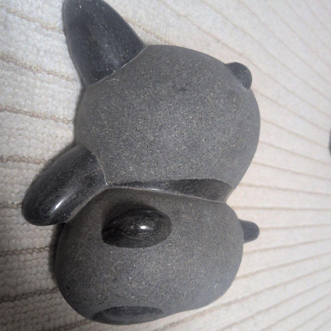 たれパンダ　石製置物 グレー