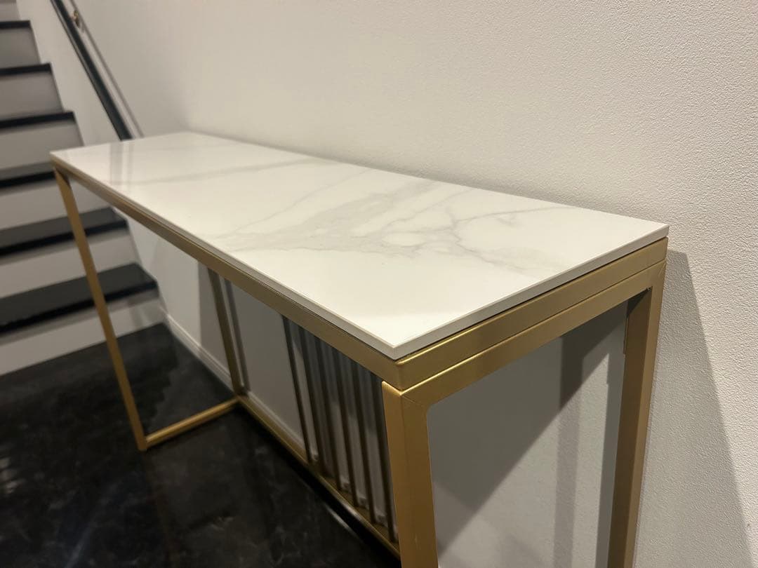 モダン大理石コンソールテーブル