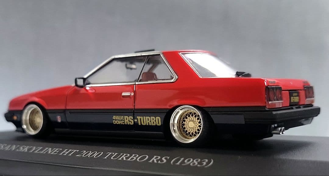 1/43　スカイライン改　R30　2000ターボ　BBS-RS　アルミ製　深リム