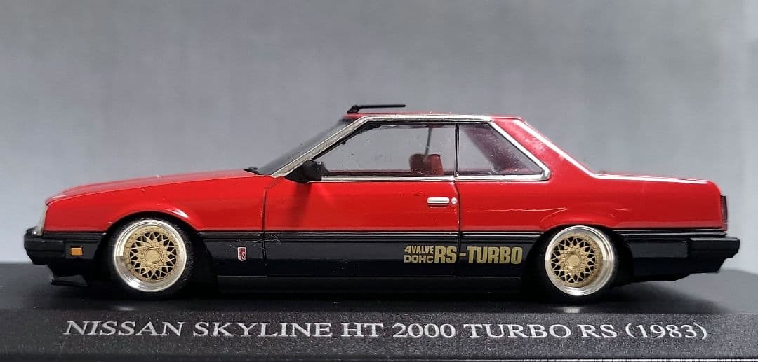 1/43　スカイライン改　R30　2000ターボ　BBS-RS　アルミ製　深リム