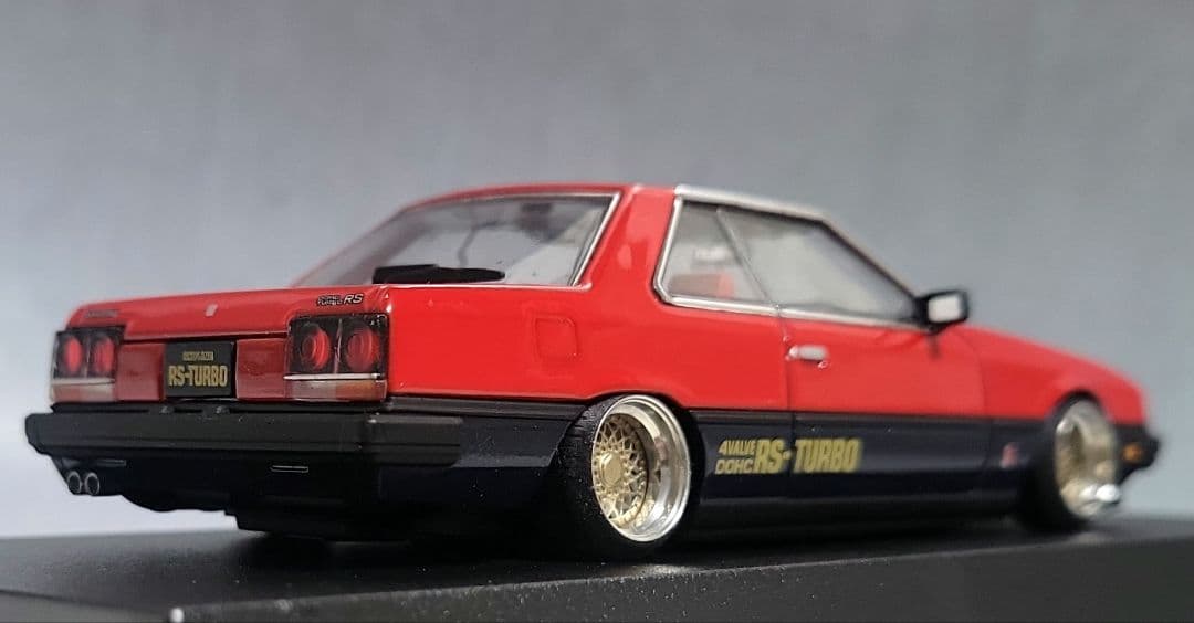 1/43　スカイライン改　R30　2000ターボ　BBS-RS　アルミ製　深リム