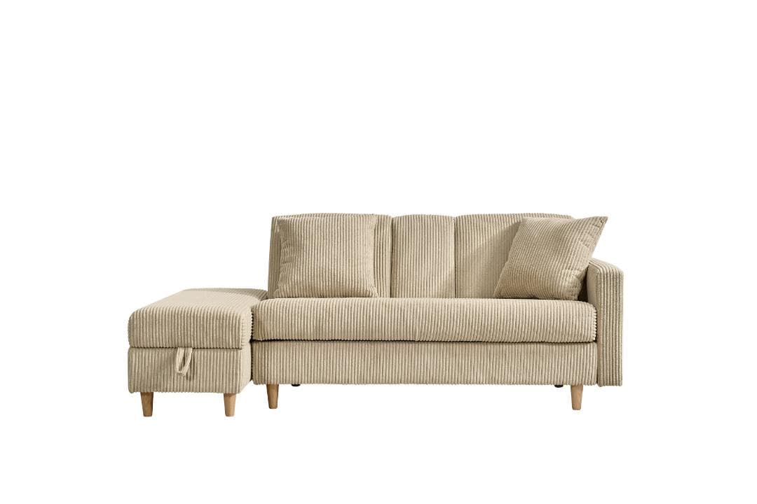 ソファ　ソファーベッド　カウチソファ　3人掛け　オットマン付き　多機能ソファ