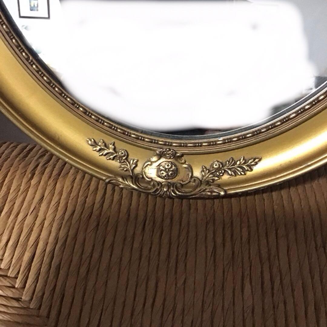 ヨーロッパのアンティークミラー　壁掛け