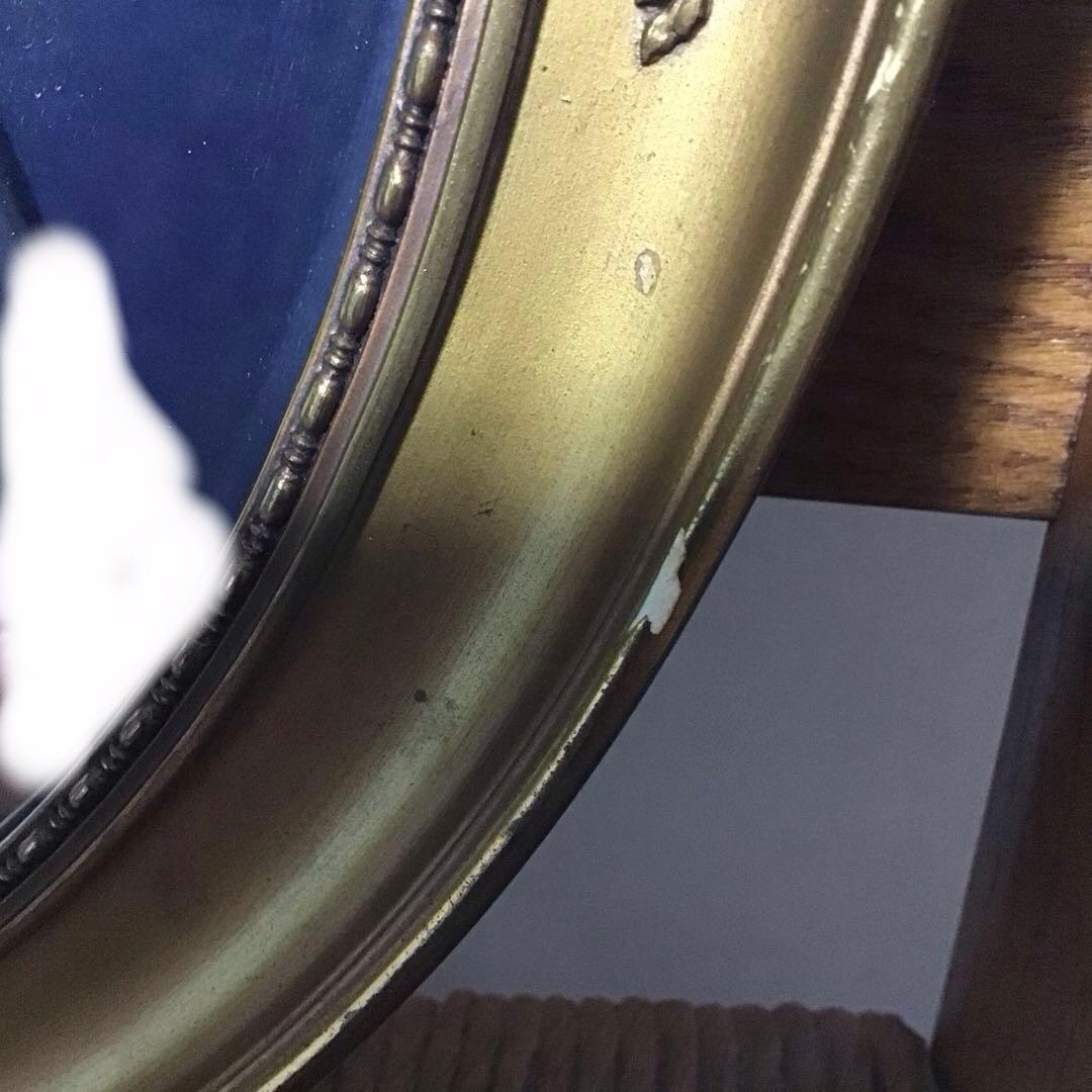 ヨーロッパのアンティークミラー　壁掛け