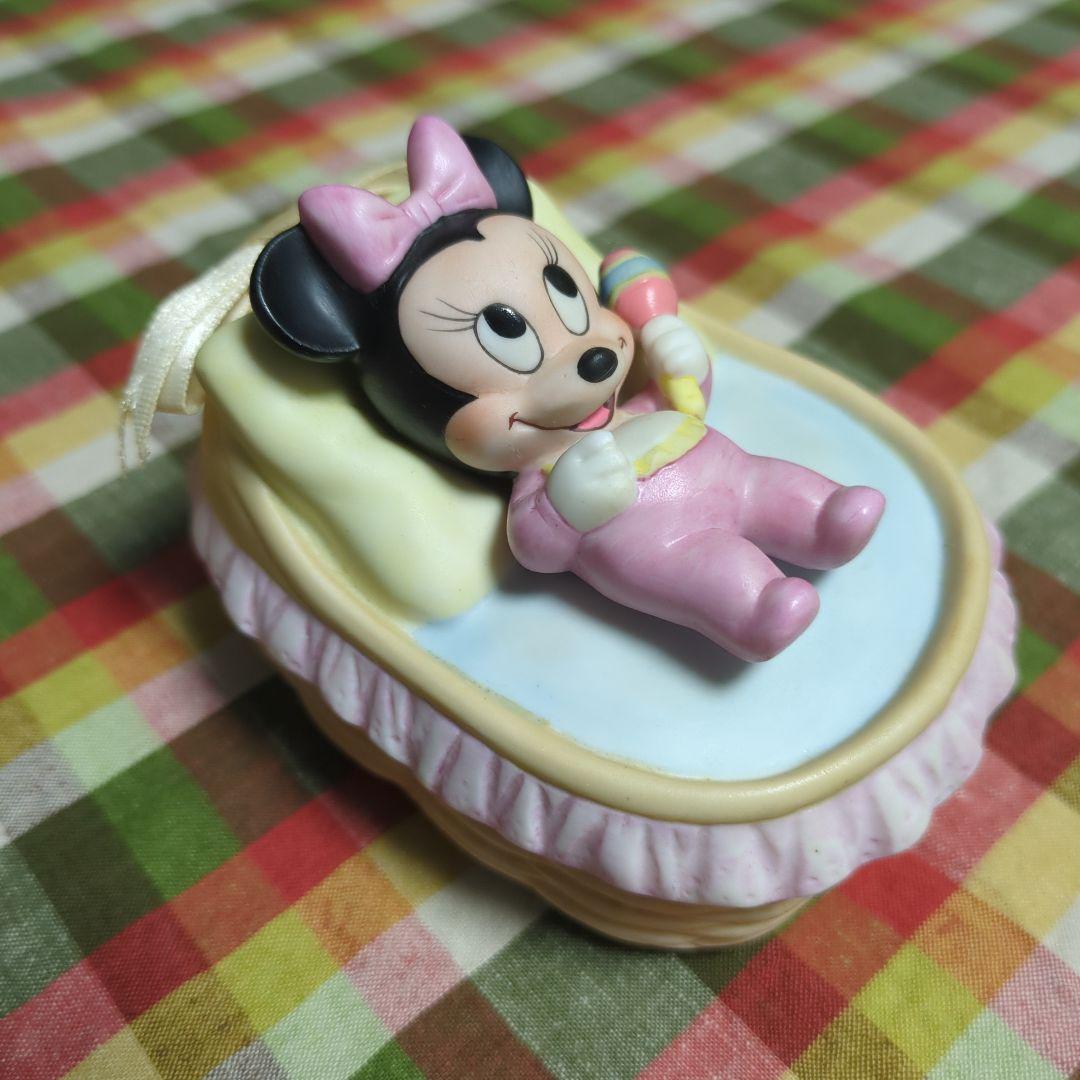 レア　美品　ディズニー　ベビーミニー　ゆりかごオルゴール