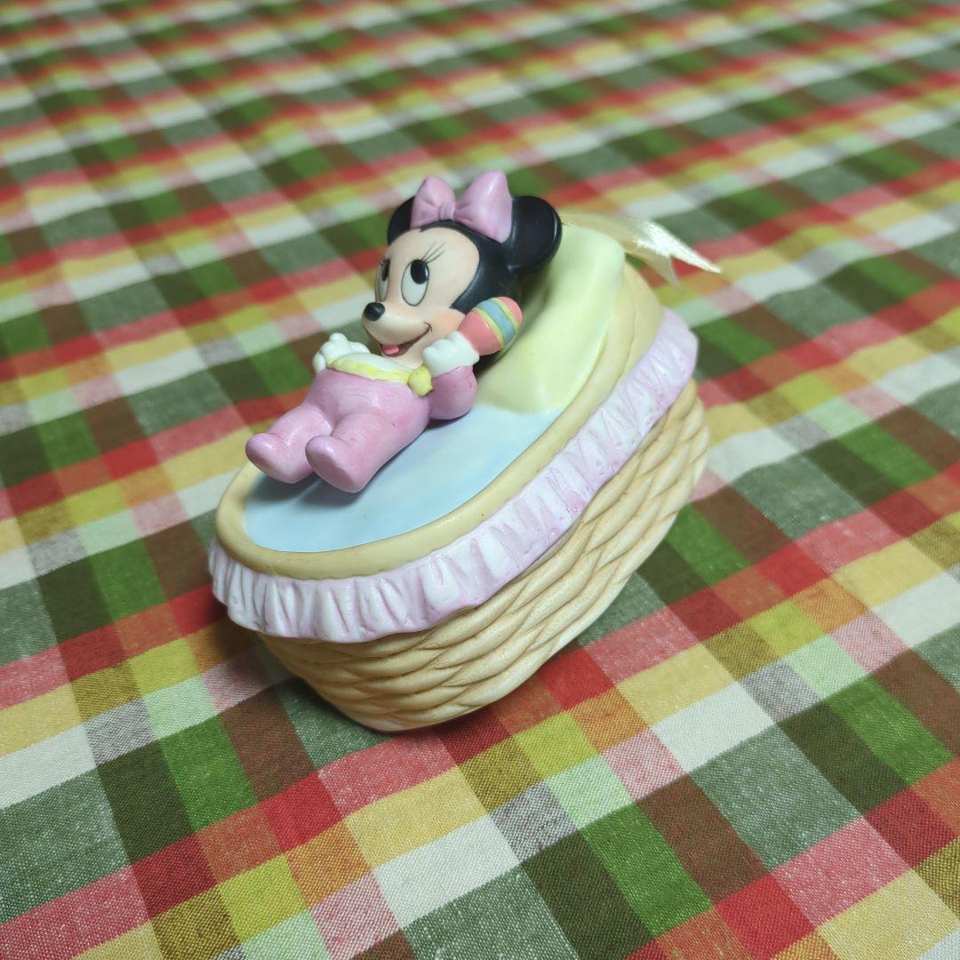 レア　美品　ディズニー　ベビーミニー　ゆりかごオルゴール