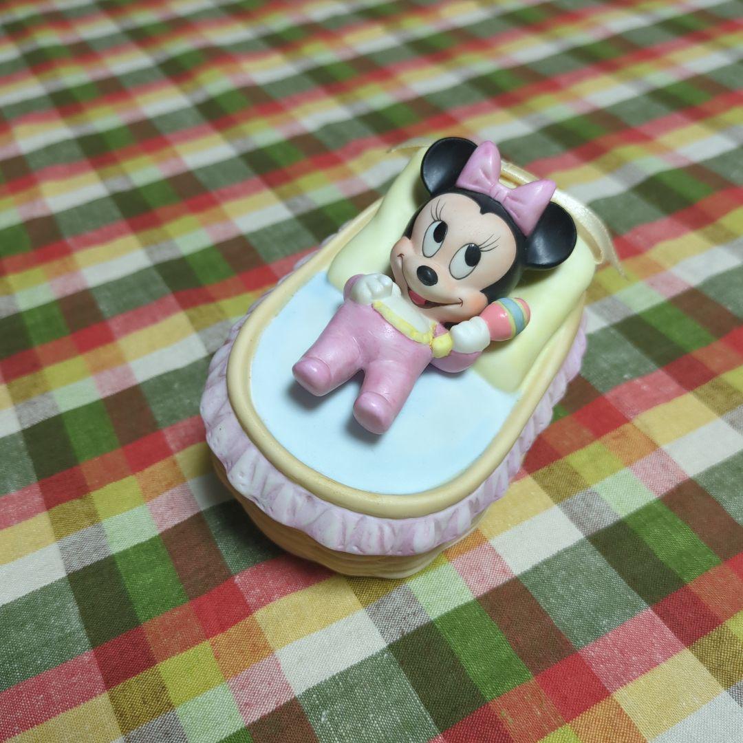 レア　美品　ディズニー　ベビーミニー　ゆりかごオルゴール
