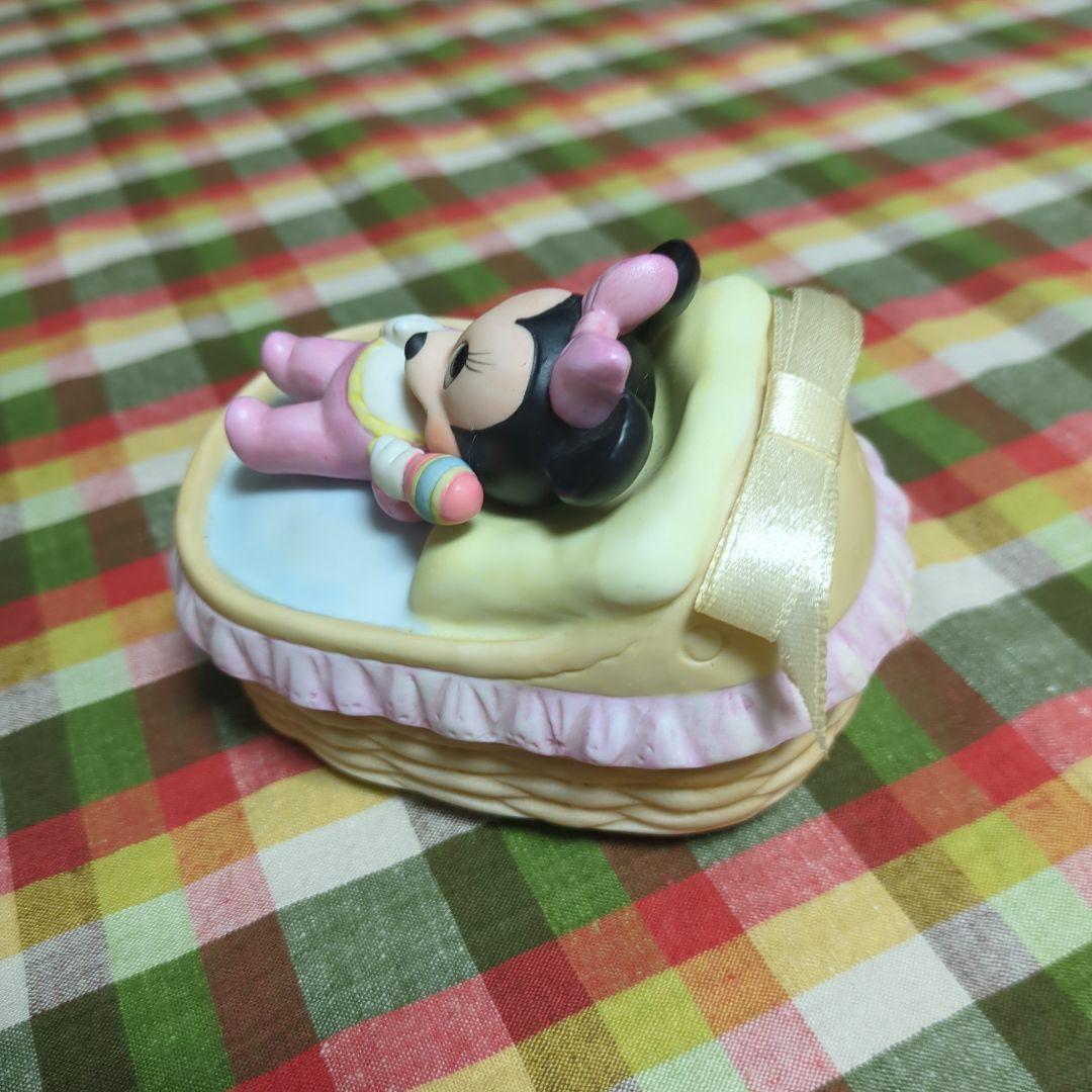 レア　美品　ディズニー　ベビーミニー　ゆりかごオルゴール