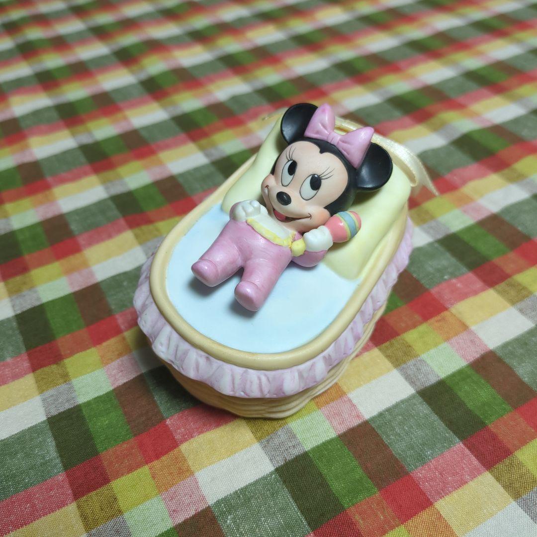 レア　美品　ディズニー　ベビーミニー　ゆりかごオルゴール