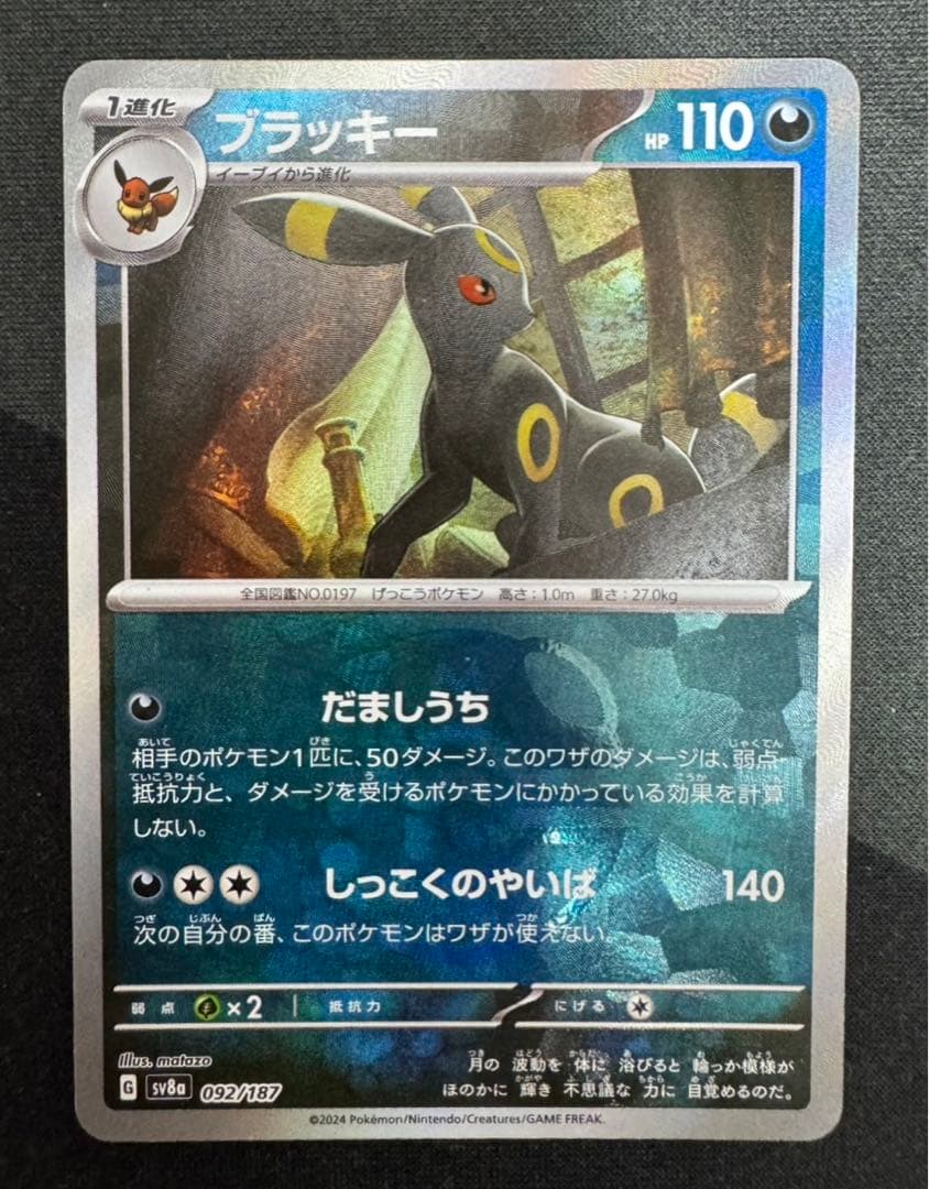 【美品】センタリング良好 ブラッキー マスターボールミラー ローダー付き