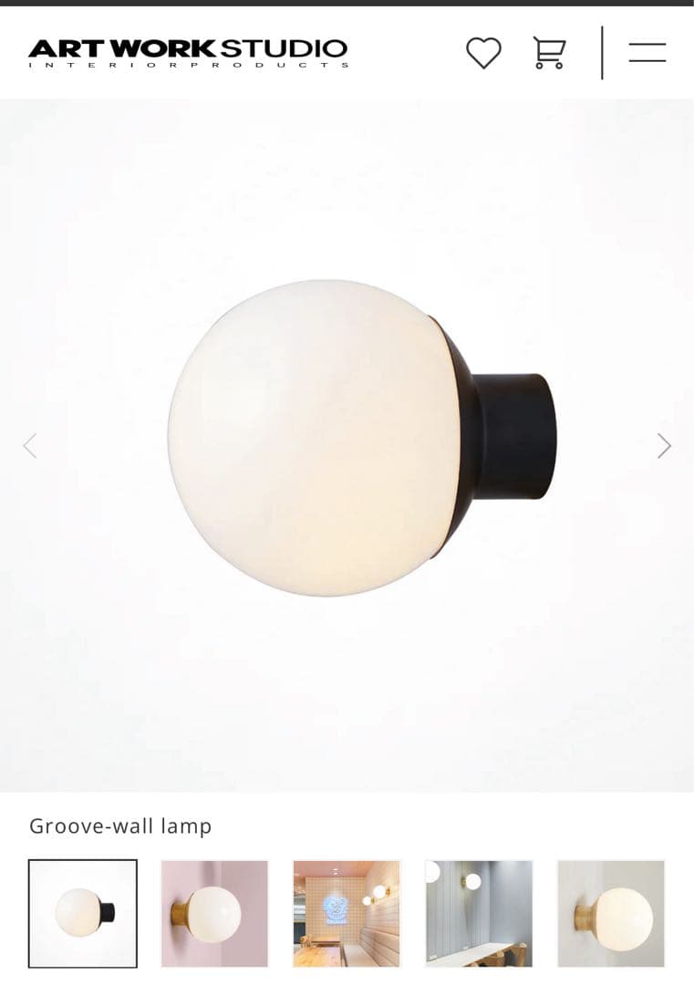 その他 ARTWORKSTUDIO Groove-wall lamp