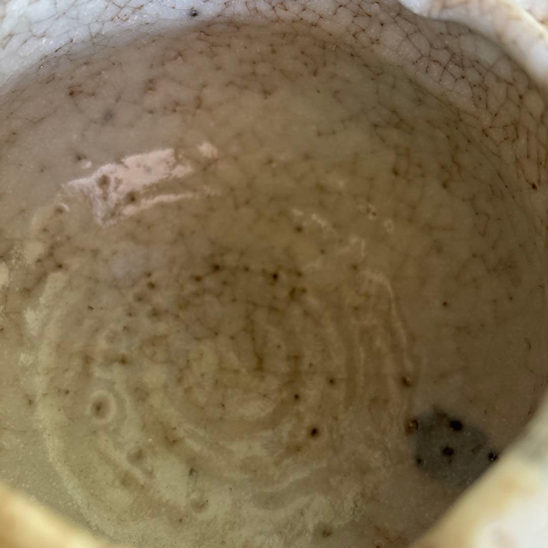 志野焼 手付花入 小崎一陽造 陶芸 共箱 - メルカリ