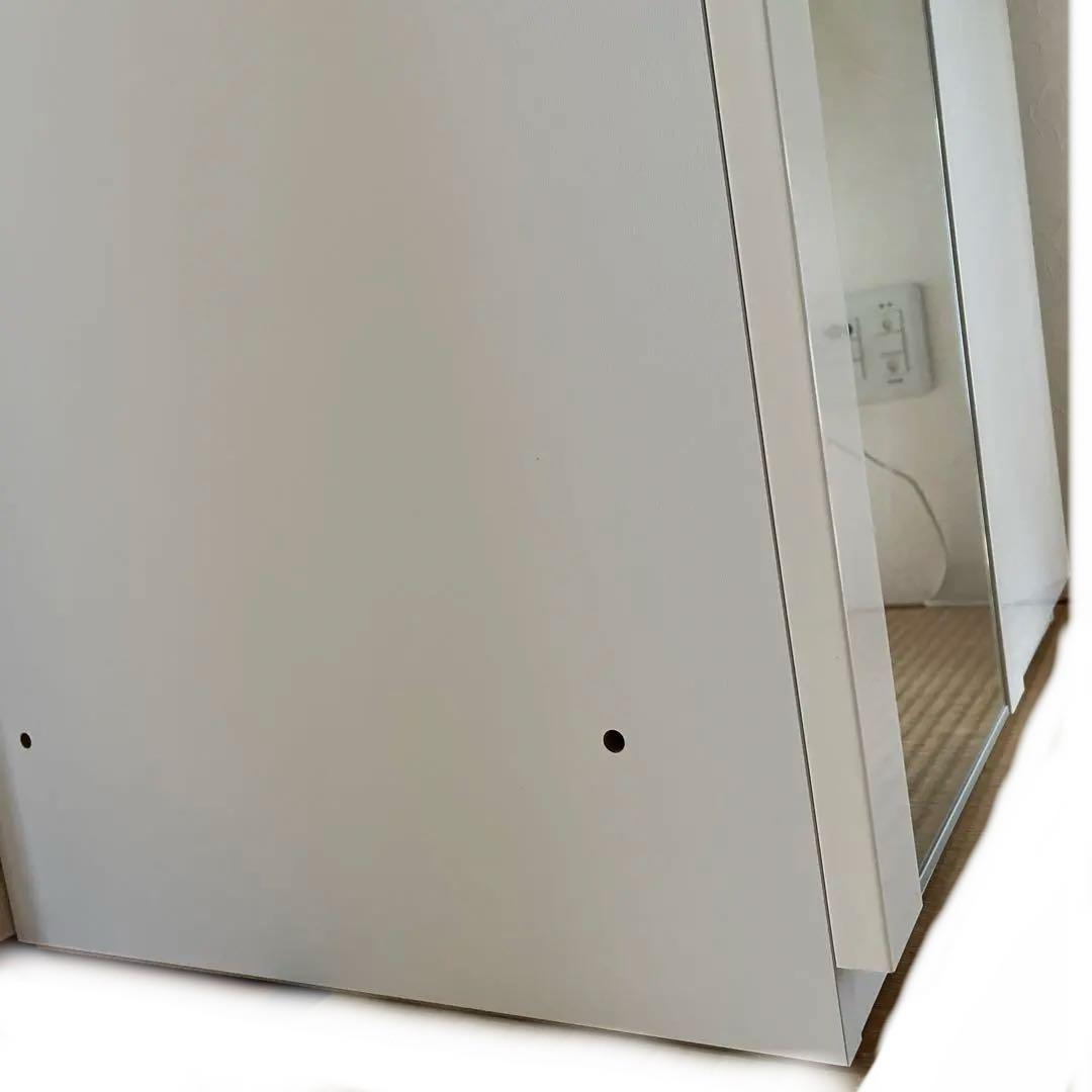 ニトリワードローブポルテ80ホワイトミラー付商品価格¥45000