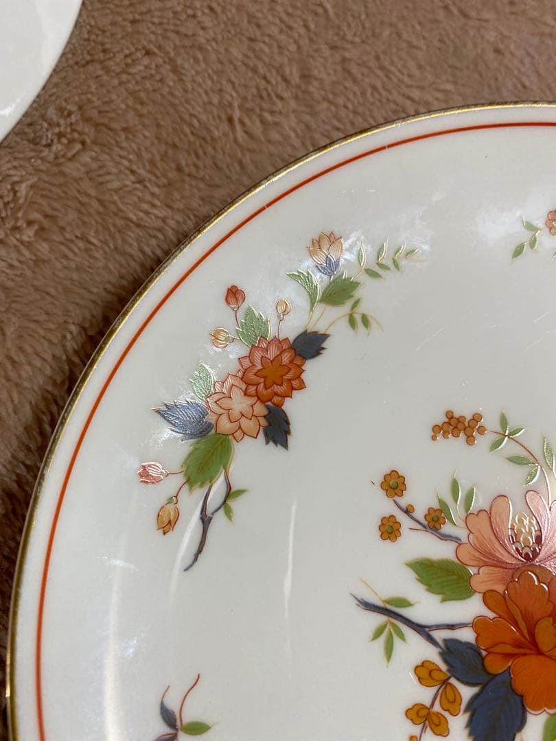 ナルミ　ミカサ　大皿　レトロ　カップアンドソーサー　セット　花柄