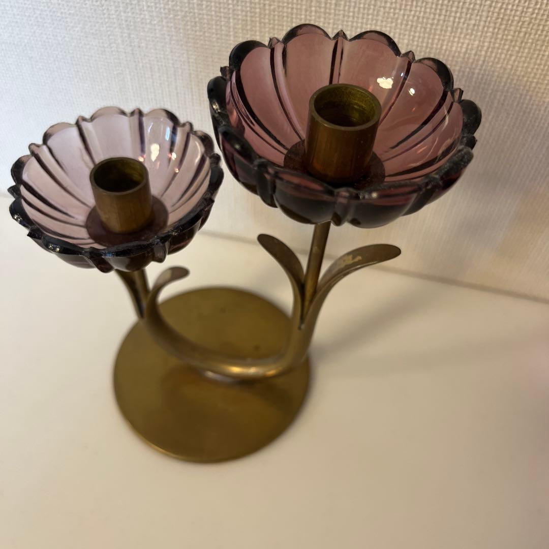 北欧　ヴィンテージ　グンナーアンデル　キャンドルホルダー　アラビア　イッタラ