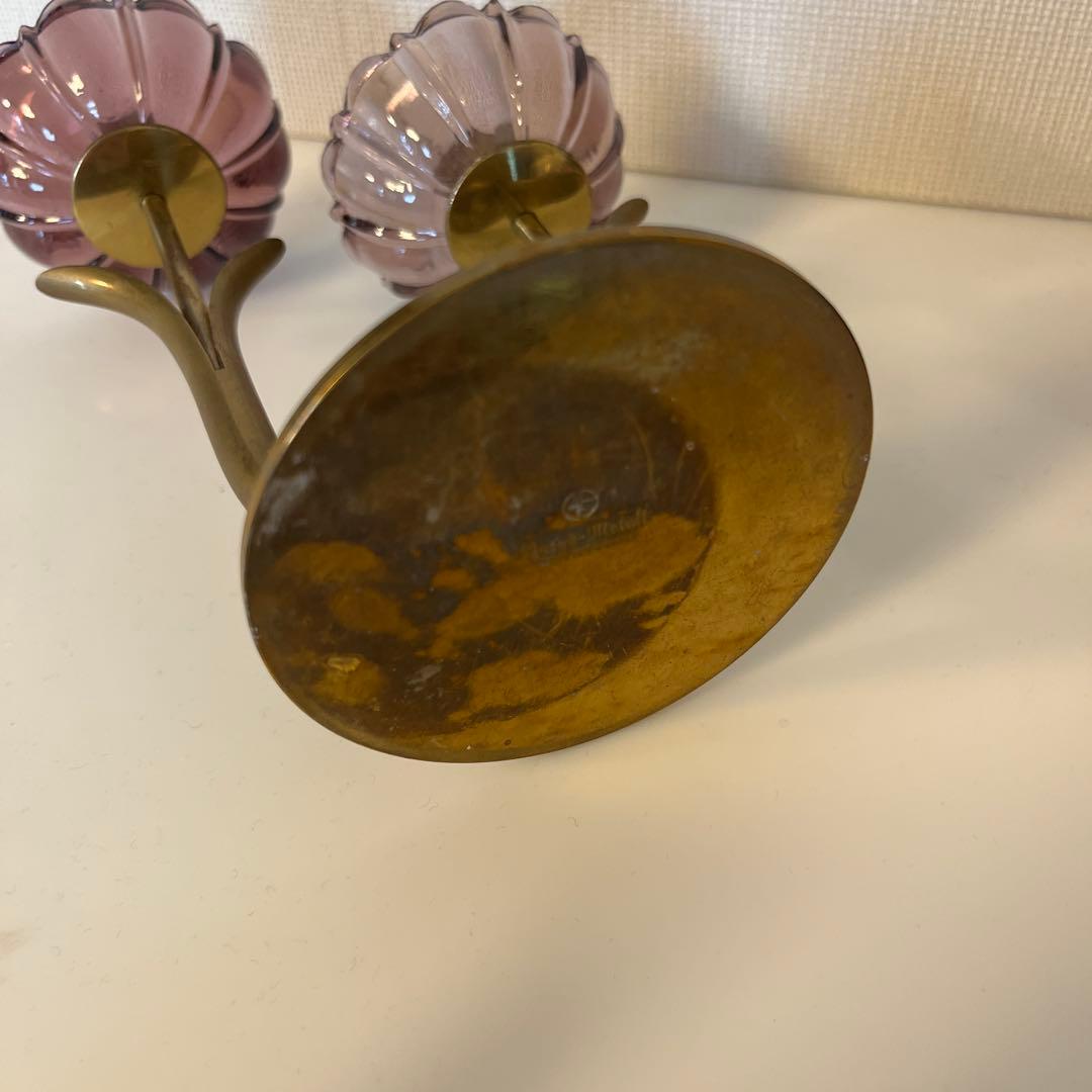 北欧　ヴィンテージ　グンナーアンデル　キャンドルホルダー　アラビア　イッタラ