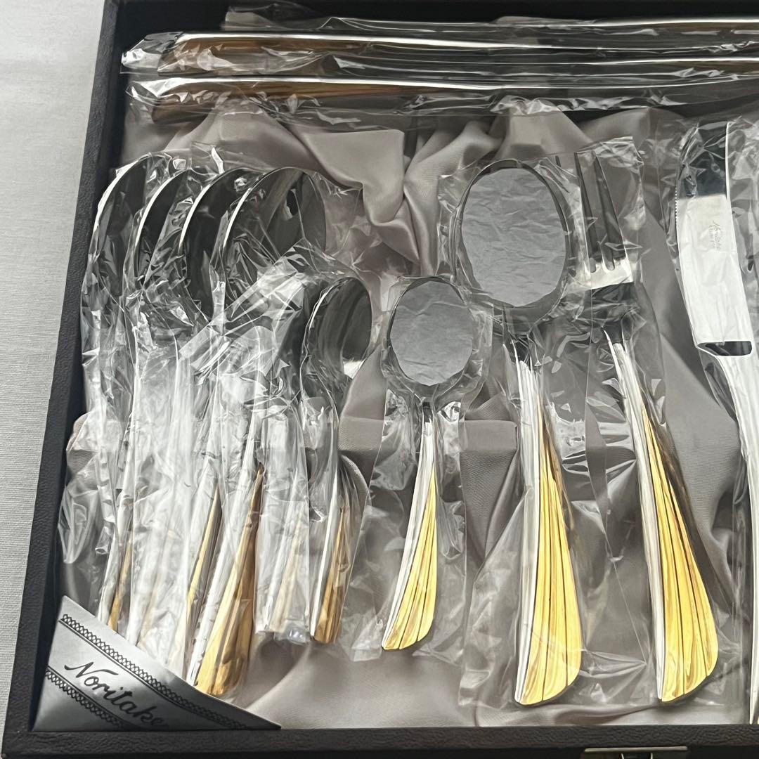 ノリタケ ゴールドウィング ステンレス 金彩 カトラリー スプーン 20本