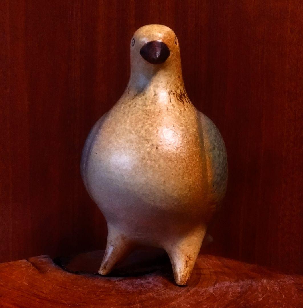 リサラーソン ピジョン ブラウンカラー 鳩 北欧