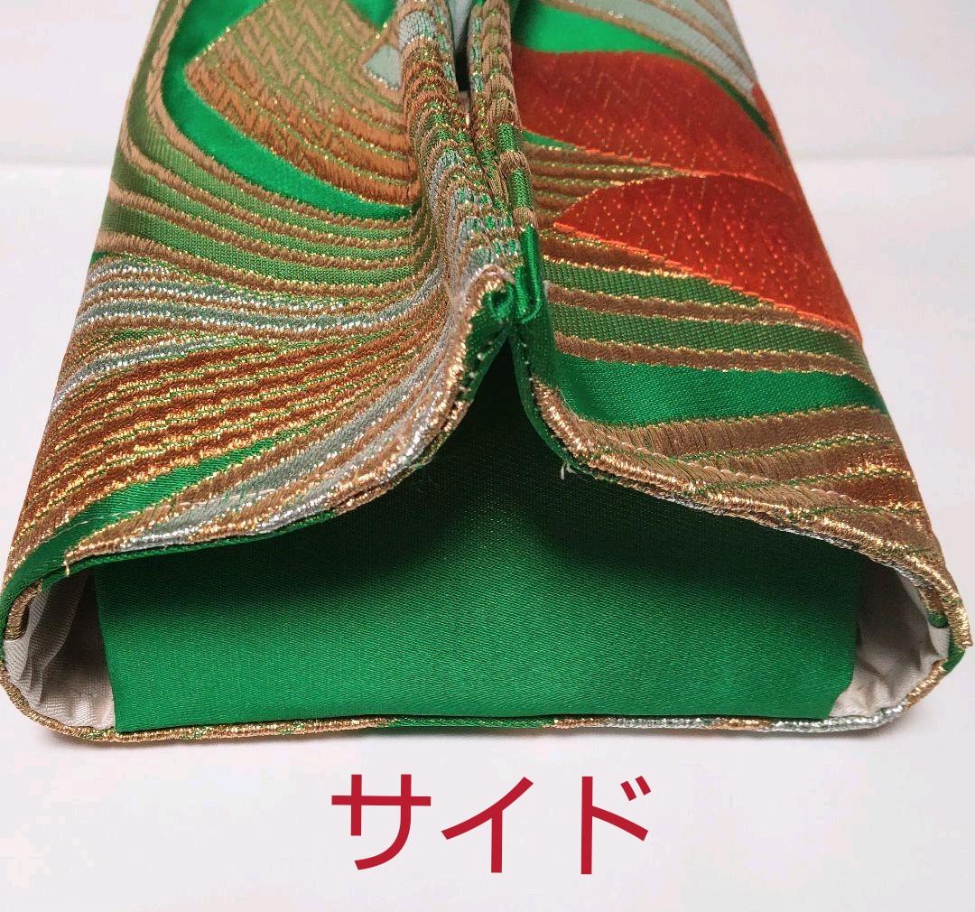 【売却済】正絹袋帯リメイクティッシュBOXカバー(マグネット付)