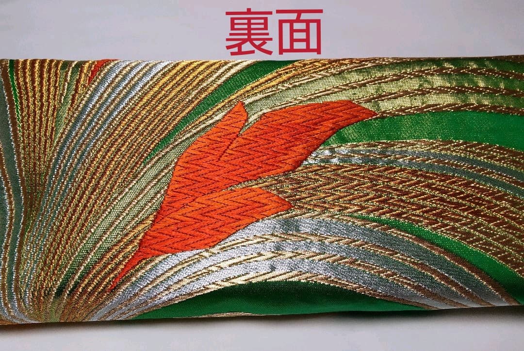 【売却済】正絹袋帯リメイクティッシュBOXカバー(マグネット付)