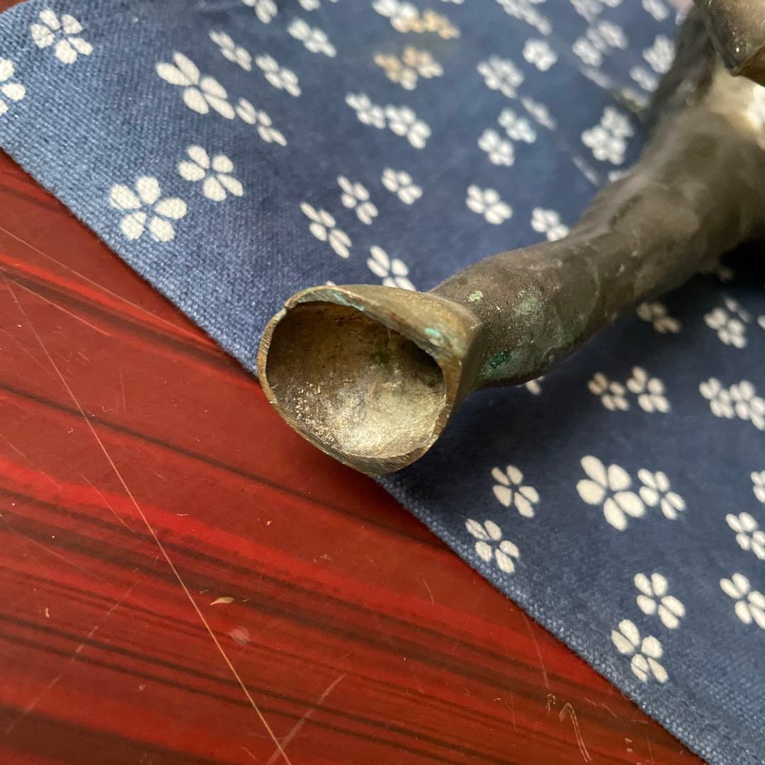 青銅　馬　置物