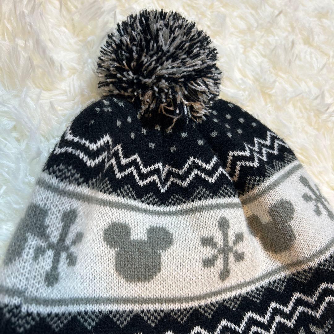 美品】東京ディズニーリゾート ニット帽 耳当て ミッキーマウス - メルカリ