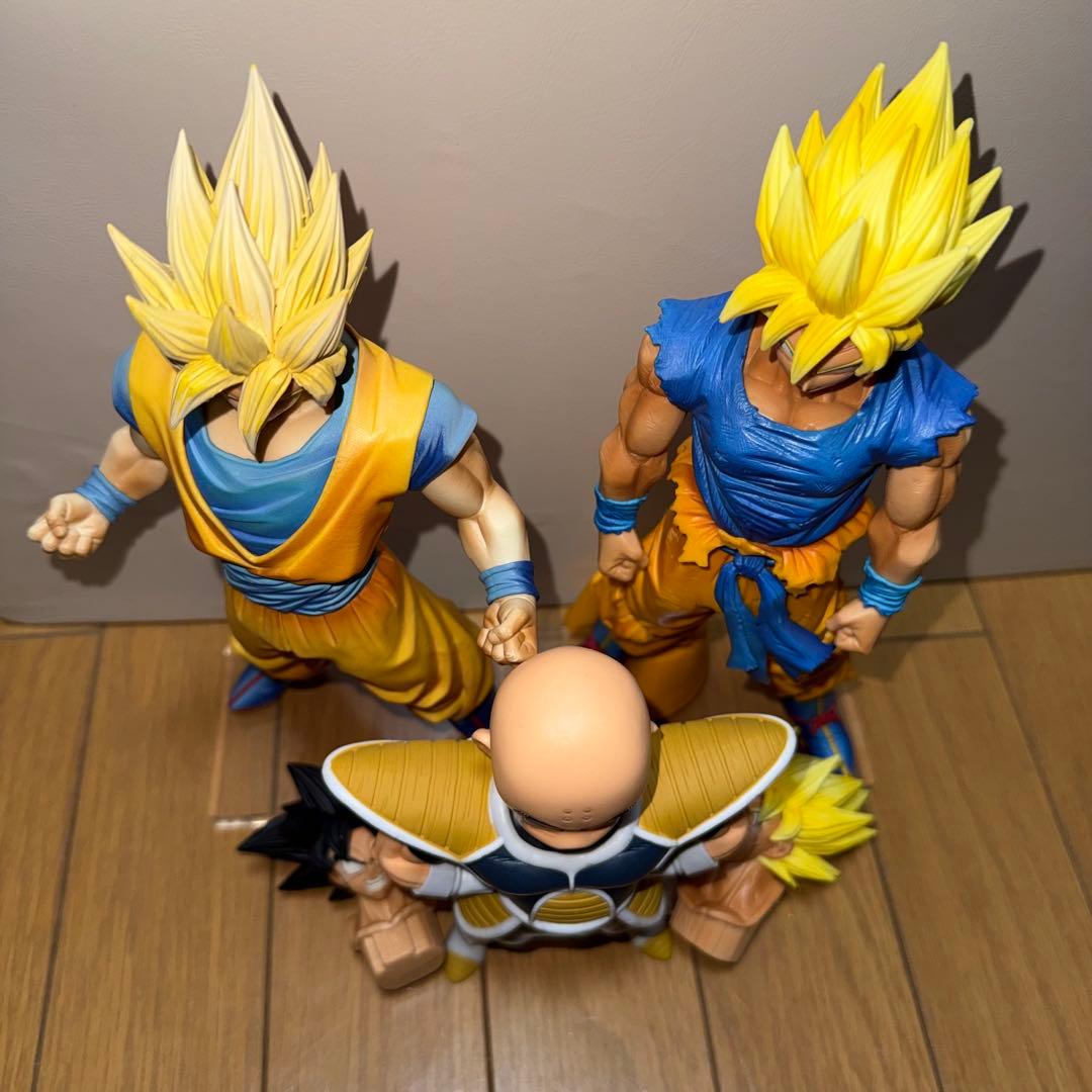 一番くじ ドラゴンボール 超サイヤ人孫悟空ラストワン、クリリン、MSP悟空、3体