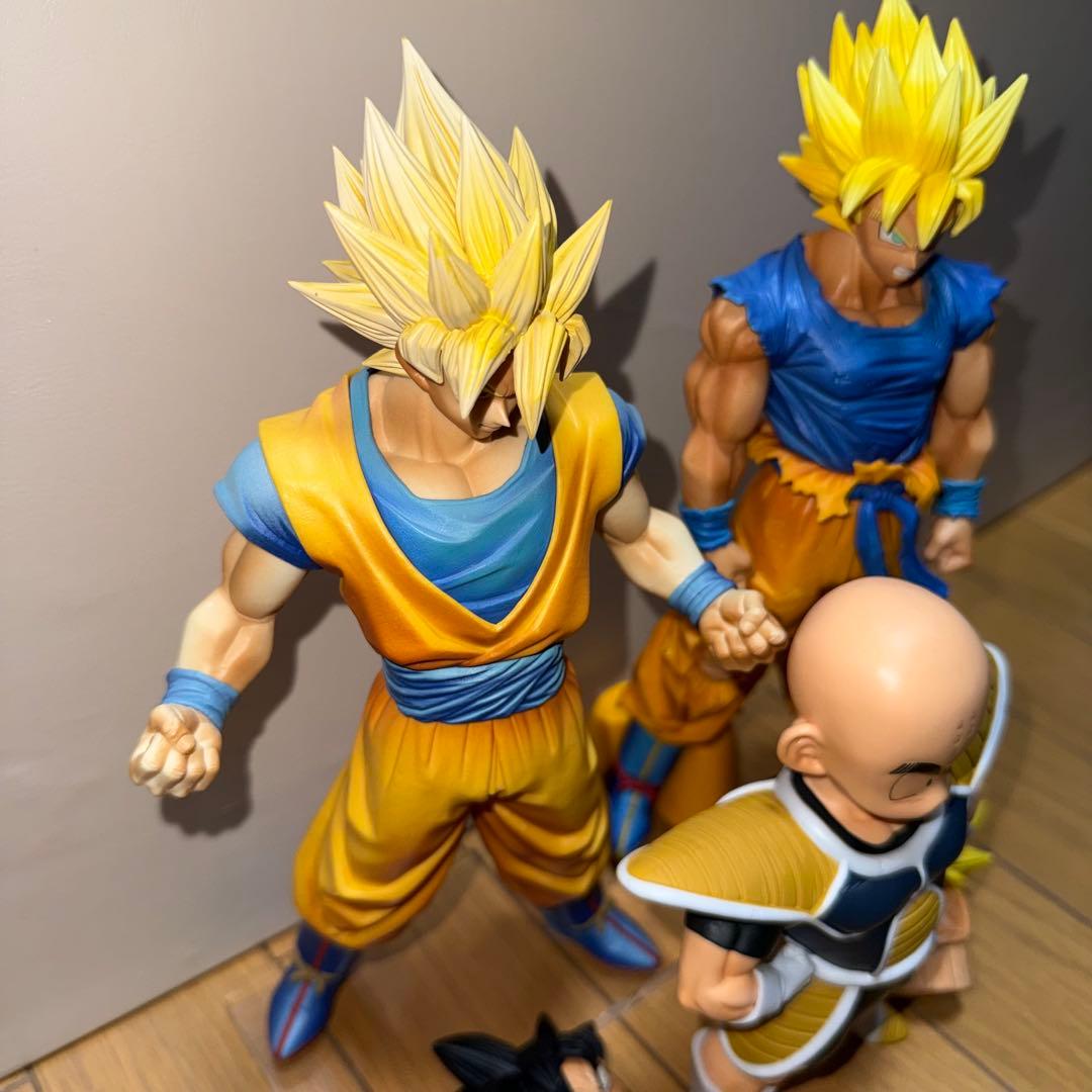 一番くじ ドラゴンボール 超サイヤ人孫悟空ラストワン、クリリン、MSP悟空、3体