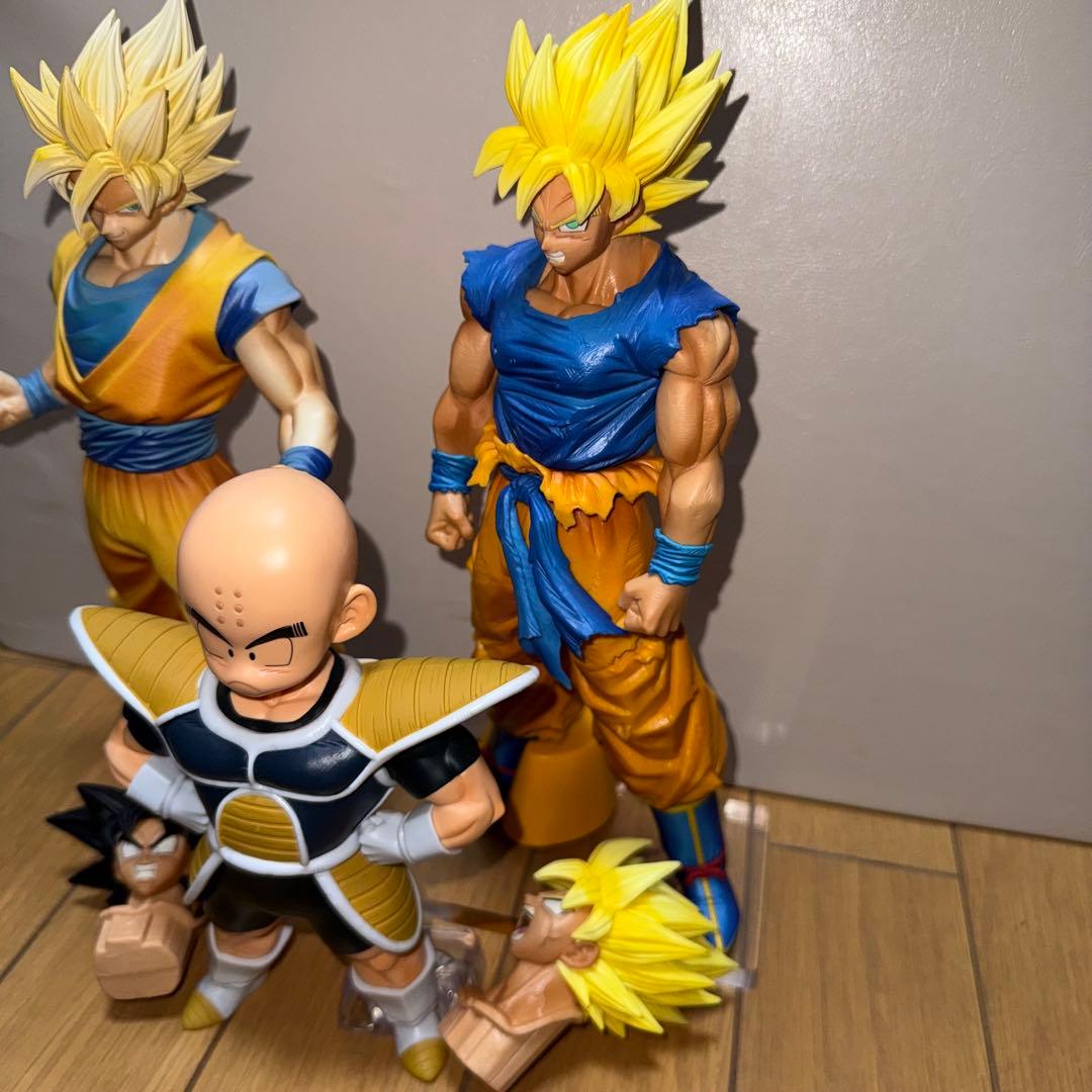 一番くじ ドラゴンボール 超サイヤ人孫悟空ラストワン、クリリン、MSP悟空、3体