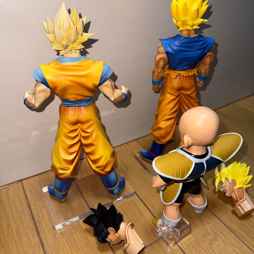 一番くじ ドラゴンボール 超サイヤ人孫悟空ラストワン、クリリン、MSP悟空、3体