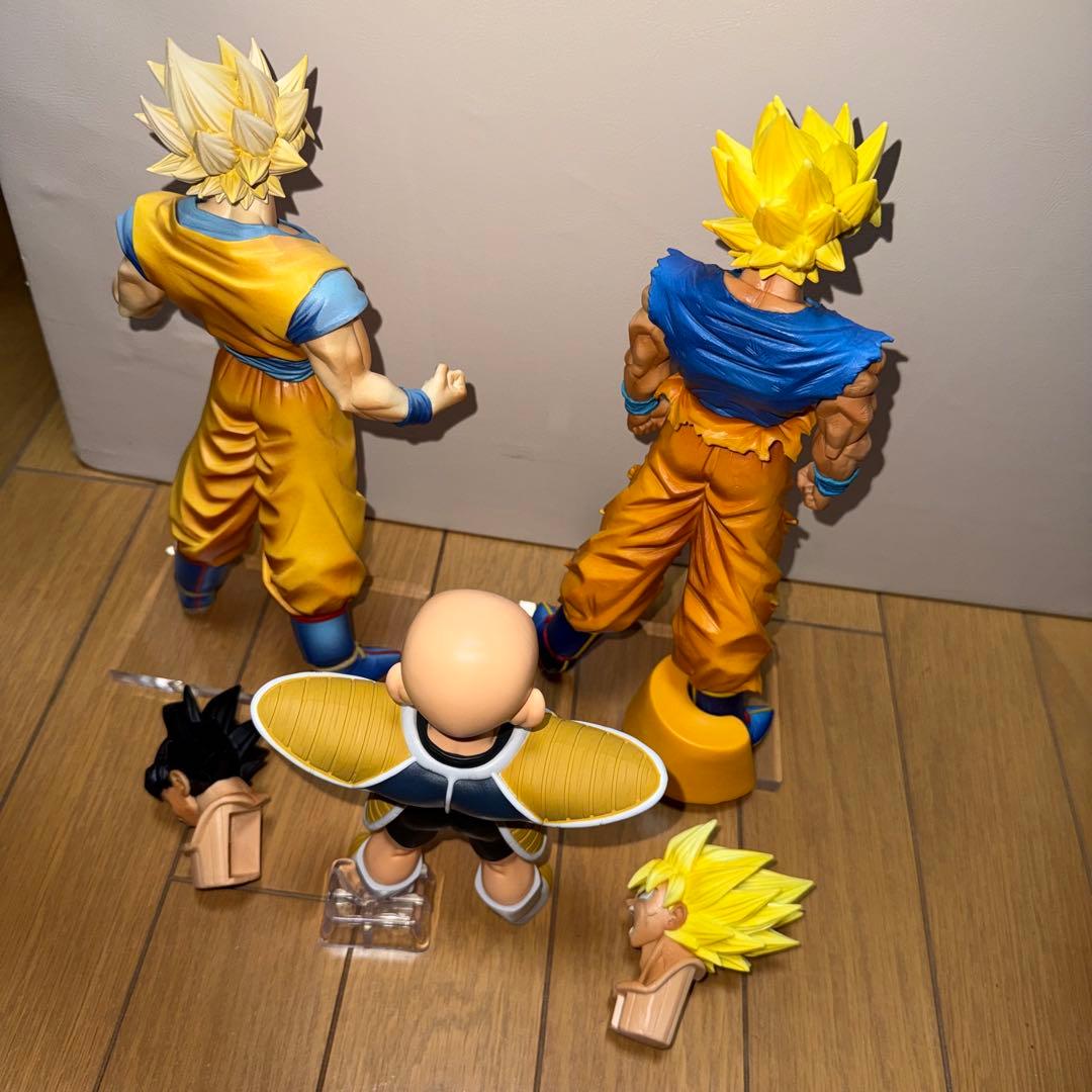 一番くじ ドラゴンボール 超サイヤ人孫悟空ラストワン、クリリン、MSP悟空、3体