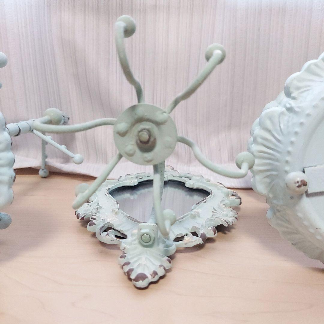 アンティーク　ミラー　ドレッサー　小物入れ　セット