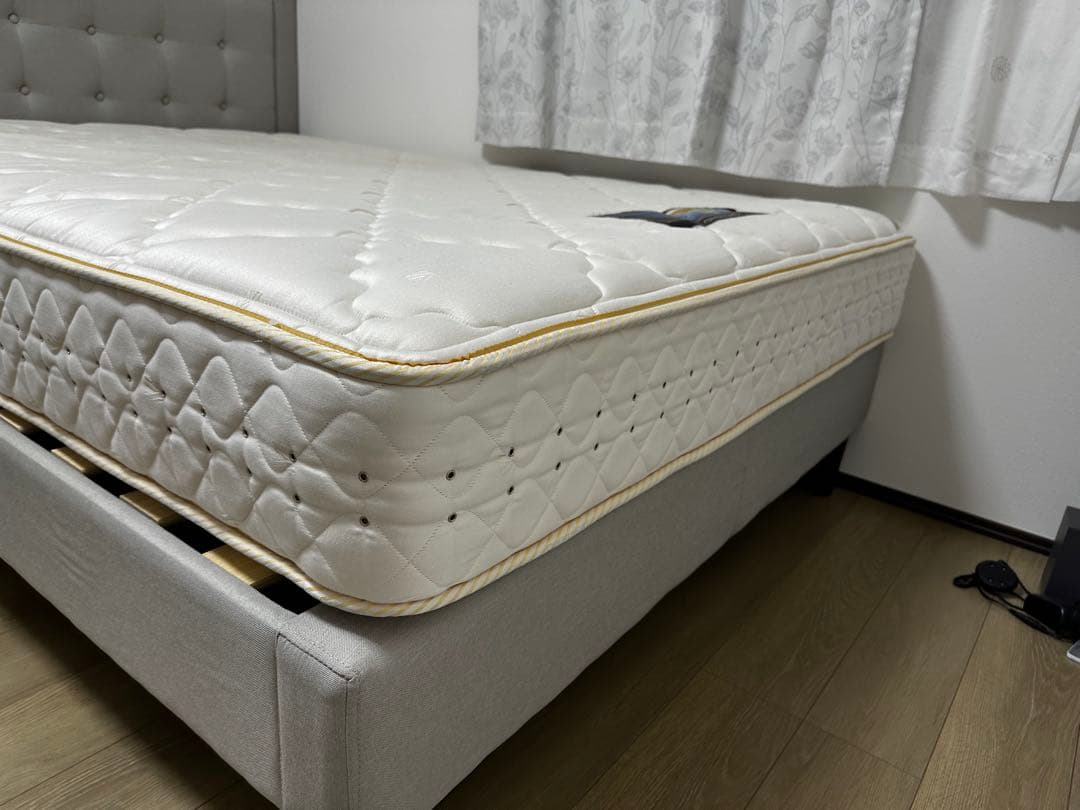 【9/30まで】ドリームベッド｜ダブルサイズベッドフレーム＆マットレスセット｜