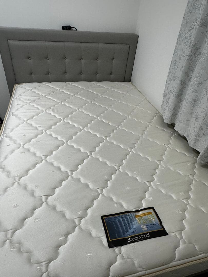 【9/30まで】ドリームベッド｜ダブルサイズベッドフレーム＆マットレスセット｜