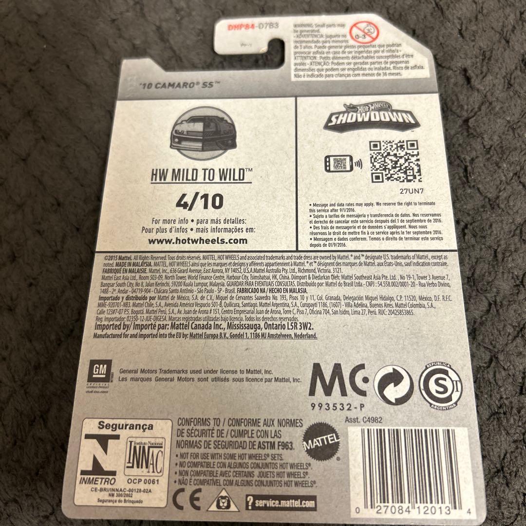 10 CAMARO SS ミニカー 紫