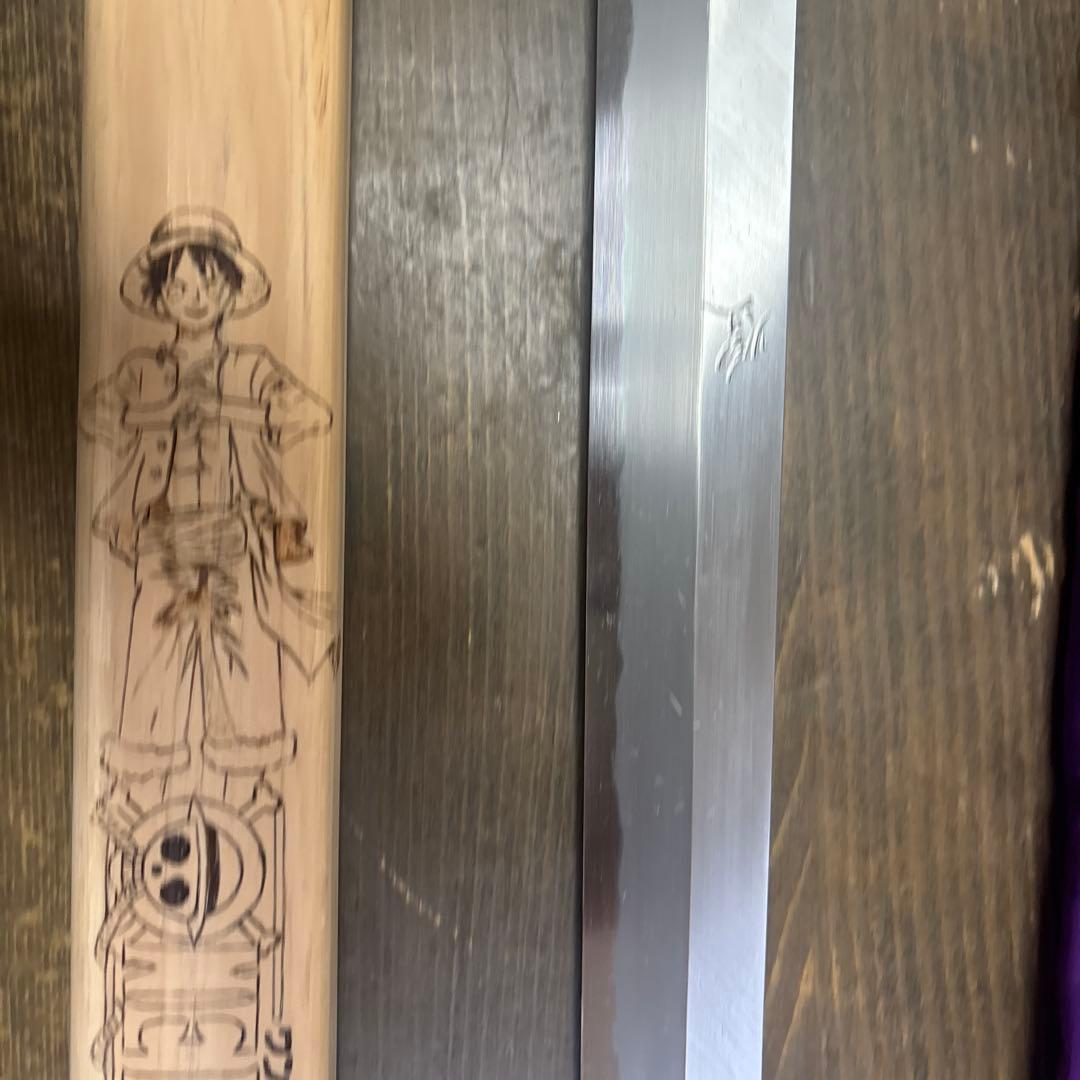 マグロ包丁鞘付 鮪包丁 刃渡700mm 刺身包丁 スネークウッド八角柄