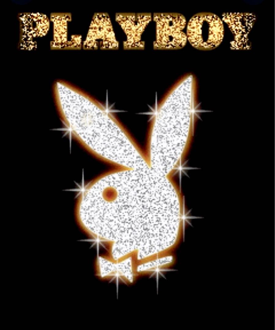 PLAY BOY ピアス ゴールド。