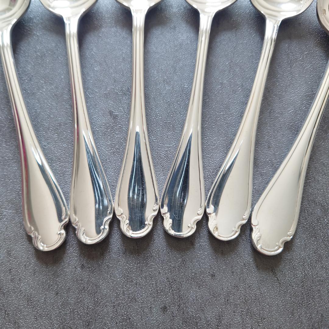 希少 美品 クリストフル ポンパドール ケーキフォーク コーヒースプーン 12点