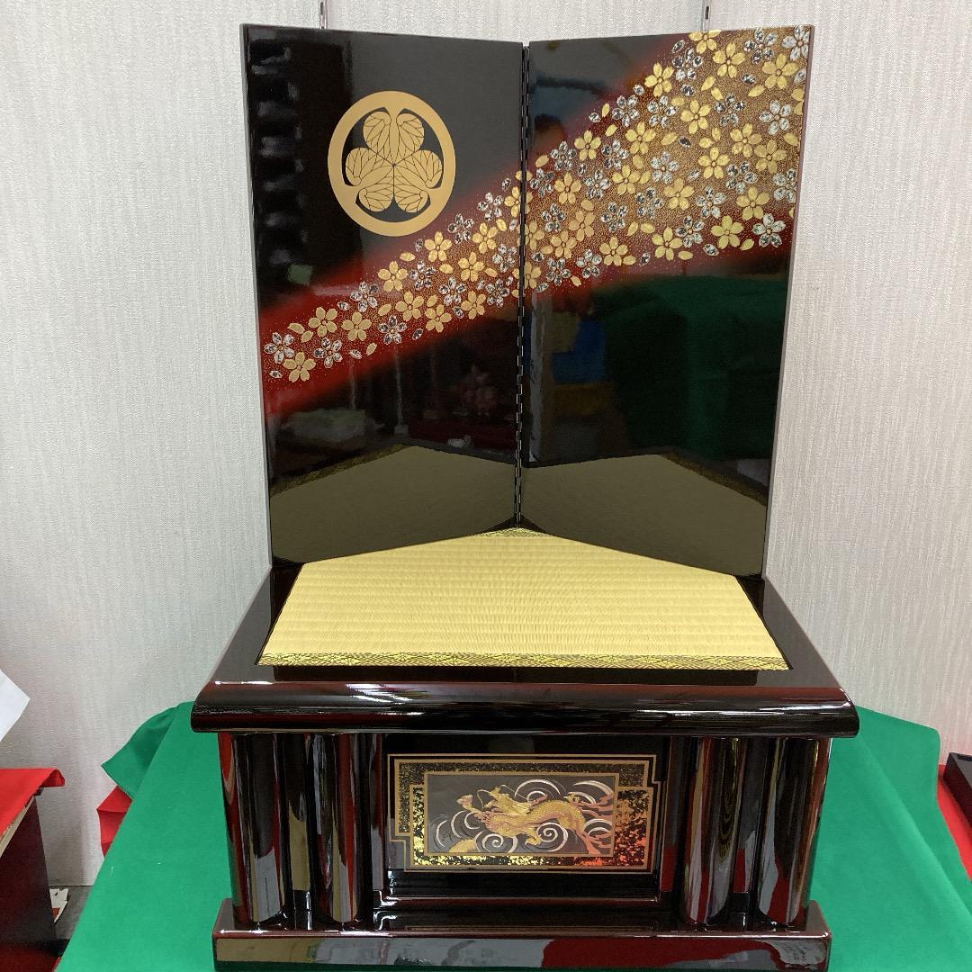 F23 五月人形屏風のみ　高さ58㎝位　5月屏風　鎧兜屏風　五月鎧兜