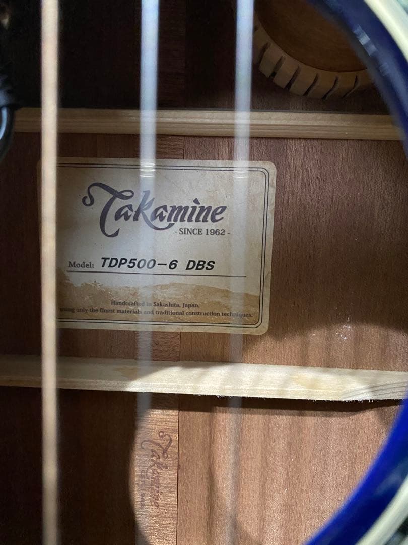 Takamine TDP500-6 DBS 長渕剛ツアー使用モデル新品未使用品‼︎ - メルカリ