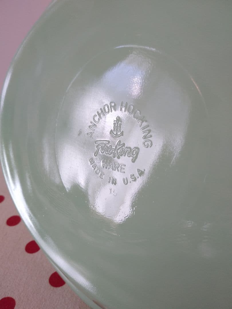 最終価格！ファイヤーキング オーバル皿 ミルクガラス フットボールプラッター