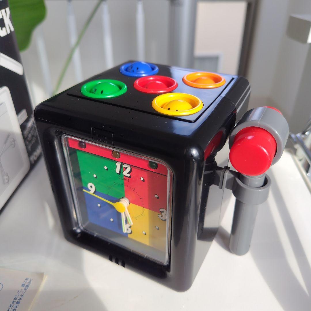 未使用箱付き 昭和レトロTOMMY モグロック 目覚まし時計 動作確認済み